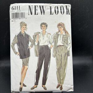 Simplicity New Look 6111“Jacket, Top, Skirt, Trousers”(8-18)Sewing Pattern Uncut
